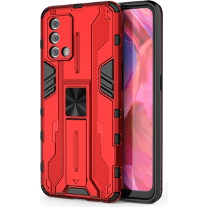 Oppo A74 4G İçin Çift Katmanlı Pc Tpu Bumper Kaymaz ShockProof Korumalı Kılıf (Yurt Dışından)