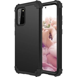 Samsung Galaxy S20 Plus İçin Yumuşak Silikon Pc Bumper 3'ü 1 Arada ShockProof Korumalı Kılıf (Yurt Dışından)