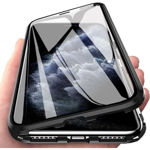 iPhone 11 İçin 360 Derece Tam Koruma Şeffaf Manyetik Kılıf (Yurt Dışından)
