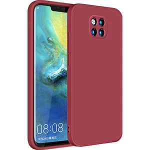 Huawei Mate 20 Pro İçin İnce Likit Silikon ShockProof Korumalı Kılıf (Yurt Dışından)