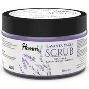 Homm Bitkisel Lavanta Yağlı Bitki Tanecikli Scrub