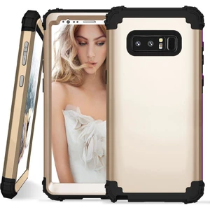 Samsung Galaxy Note 8 İçin Pc Yumuşak Tpu Bumper 3'ü 1 Arada Koruma ShockProof Kılıf (Yurt Dışından)