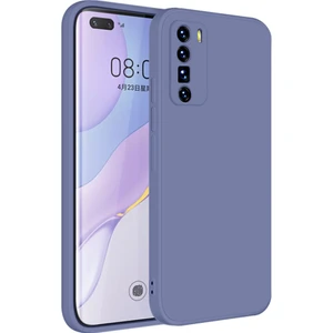 Huawei Nova 7 Pro İçin İnce Likit Silikon ShockProof Korumalı Kılıf (Yurt Dışından)