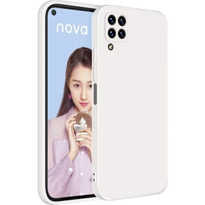 Huawei P40 Lite İçin İnce Likit Silikon ShockProof Korumalı Kılıf (Yurt Dışından)