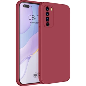 Huawei Nova 7 Pro İçin İnce Likit Silikon ShockProof Korumalı Kılıf (Yurt Dışından)