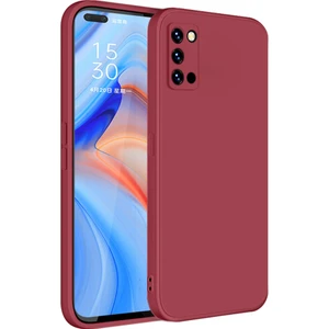 Oppo Reno4 Pro 5G İçin İnce Likit Silikon ShockProof Korumalı Kılıf (Yurt Dışından)