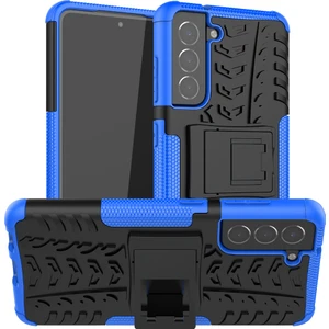 Samsung Galaxy S21 Fe 5G İçin Çift Katmanlı ShockProof Korumalı Standlı Kılıf (Yurt Dışından)