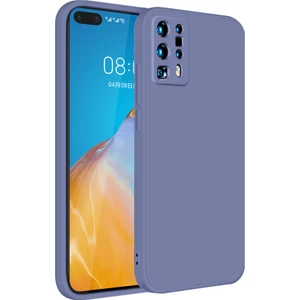 Huawei P40 Pro Plus İçin İnce Likit Silikon ShockProof Korumalı Kılıf (Yurt Dışından)