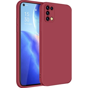 Oppo Reno5 5G İçin İnce Likit Silikon ShockProof Korumalı Kılıf (Yurt Dışından)