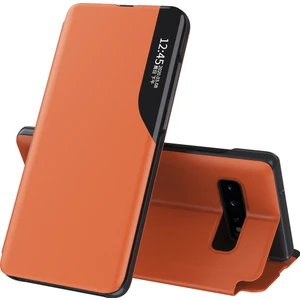 Samsung Galaxy S10 İçin Pu Deri Pencereli Flip Koruyucu Kılıf (Yurt Dışından)