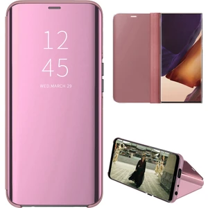 Samsung Galaxy Note 20 Ultra İçin Pc Pu Deri Standlı Pencereli Kılıf (Yurt Dışından)
