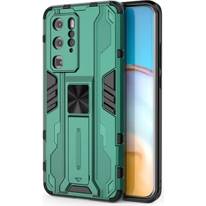 Huawei P40 Pro İçin Çift Katmanlı Pc Tpu Bumper Kaymaz ShockProof Korumalı Kılıf (Yurt Dışından)