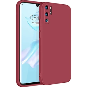 Huawei P30 Pro İçin İnce Likit Silikon ShockProof Korumalı Kılıf (Yurt Dışından)