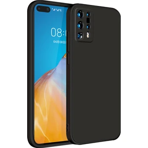 Huawei P40 Pro Plus İçin İnce Likit Silikon ShockProof Korumalı Kılıf (Yurt Dışından)
