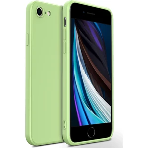 iPhone Se 2020 İçin İnce Likit Silikon ShockProof Korumalı Kılıf (Yurt Dışından)