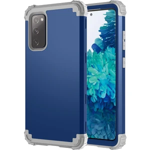 Samsung Galaxy S20 Fe 5G İçin Yumuşak Silikon Pc Bumper 3'ü 1 Arada ShockProof Korumalı Kılıf (Yurt Dışından)