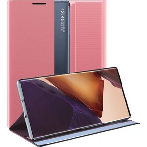 Eabhulie Samsung Galaxy Note 20 Ultra İçin İnce Flip Pu Deri Pencereli Standlı Kılıf (Yurt Dışından)