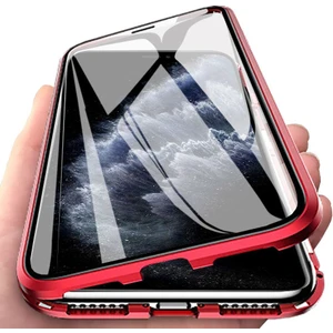 iPhone 11 İçin 360 Derece Tam Koruma Şeffaf Manyetik Kılıf (Yurt Dışından)