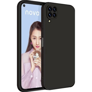 Huawei P40 Lite İçin İnce Likit Silikon ShockProof Korumalı Kılıf (Yurt Dışından)