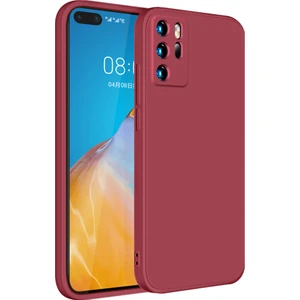 Huawei P40 İçin İnce Likit Silikon ShockProof Korumalı Kılıf (Yurt Dışından)