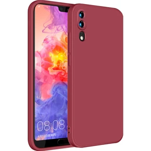 Huawei P20 İçin İnce Likit Silikon ShockProof Korumalı Kılıf (Yurt Dışından)