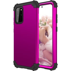 Samsung Galaxy S20 Plus İçin Yumuşak Silikon Pc Bumper 3'ü 1 Arada ShockProof Korumalı Kılıf (Yurt Dışından)