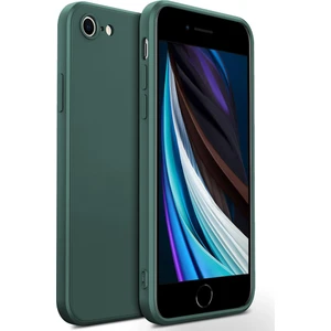 iPhone Se 2020 İçin İnce Likit Silikon ShockProof Korumalı Kılıf (Yurt Dışından)