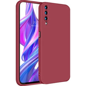 Huawei Honor 9x Pro İçin İnce Likit Silikon ShockProof Korumalı Kılıf (Yurt Dışından)