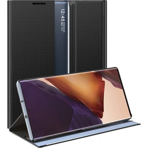 Eabhulie Samsung Galaxy Note 20 Ultra İçin İnce Flip Pu Deri Pencereli Standlı Kılıf (Yurt Dışından)