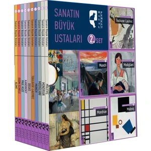Sanatın Büyük Ustaları 2. Set 10 Kitap Kutulu