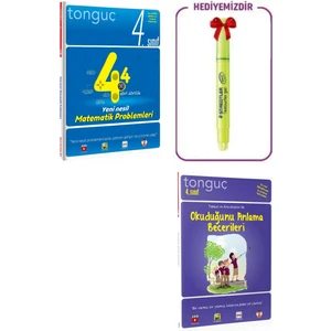 Tonguç Akademi 4.sınıf Yeni Nesil Matematik Problemler - Okuduğunu Anlama Becerileri Set
