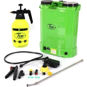 Hb Akülü 16 Lt Turbo Ilaç Atma Sisleme Makinası Set