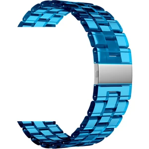 Huawei Watch Gt 2 42 mm Uyumlu Kordon Renkli Şeffaf Kayış Plastik Kordon