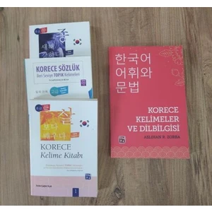 Kutlu Yayınevi Korece Eğitim Seti 4 Kitap
