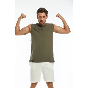 Bisiklet Yaka Kolsuz T-Shirt