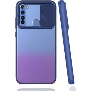 Mobaxaksesuar Xiaomi Redmi Note 8 Kılıf Kamera Kapatmalı Lensi Case
