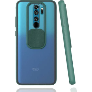 Mobaxaksesuar Xiaomi Redmi Note 8 Pro Kılıf Kamera Kapatmalı Lensi Case