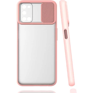 Mobaxaksesuar Oppo A52 Kılıf Kamera Kapatmalı Lensi Case