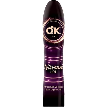Okey Nirvana Hot Kayganlaştırıcı Jel 100 ml Kokusuz ve Suda Erir