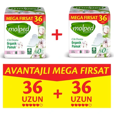 Molped Pure&Soft Uzun Avantajlı Mega Fırsat Paketi 72