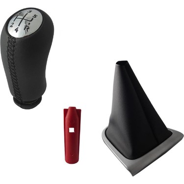 Clio 4 Deri Kaplama Vites Topuzu Ve Gri Cercece Vites Korugu Fiyati