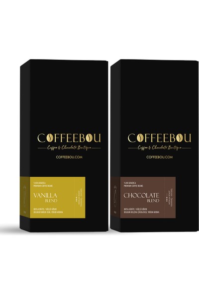 Coffeebou Chocolate Blend & Vanilla Blend Seti 250G x 2