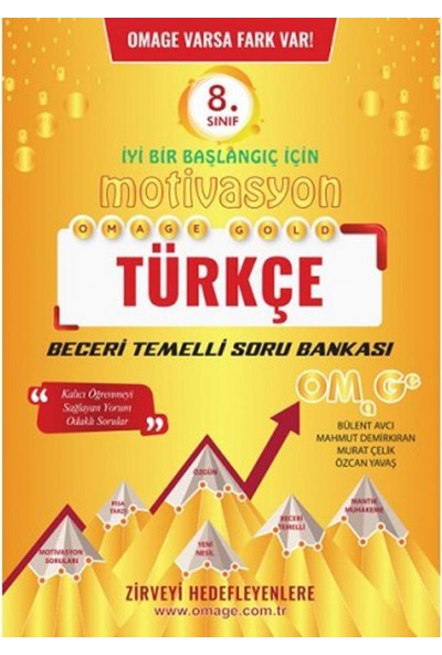 Omage 8.sınıf Mativasyon Türkçe Soru Bankası