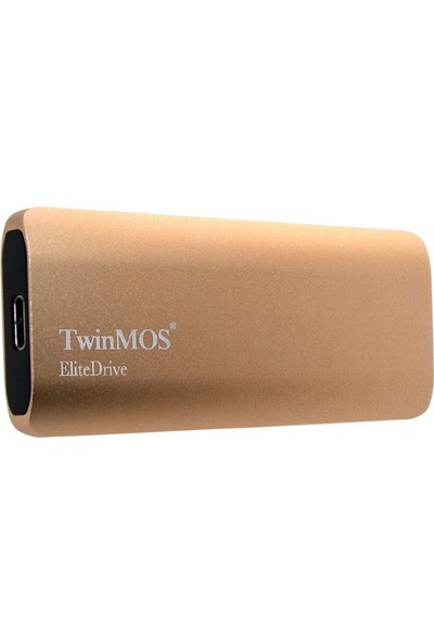 TwinMOS 512GB Taşınabilir External SSD USB 3.2/Type-C Gold (PSSDFGBMED32-G)