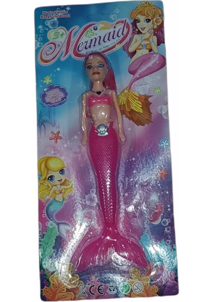 Özmiş Oyuncak Mermaid Deniz Kızı Pembe