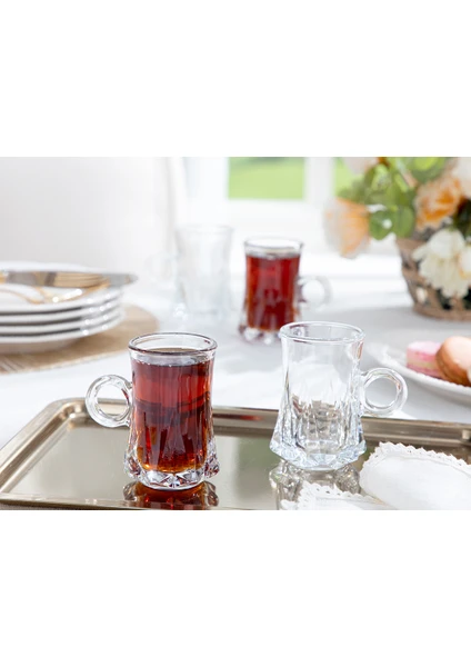 English Home Resta Cam 4'lü Bardak 170 ml Şeffaf