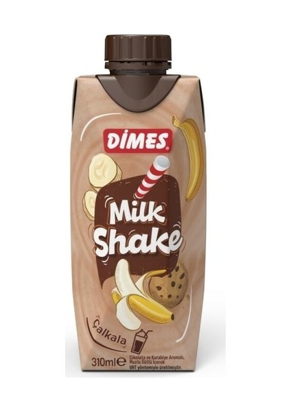 Milk Shake Muz & Kurabiyeli 12'li 310 ml