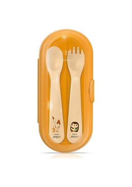 Avent Kaşık Çatal Seyahat Seti 12+Ay