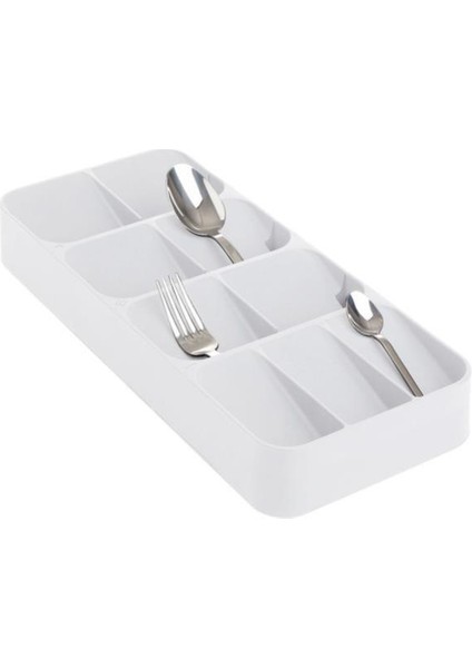 9 Bölmeli Kaşıklık Beyaz