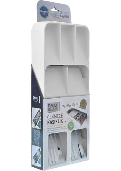 9 Bölmeli Kaşıklık Beyaz fiyatları